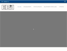 Tablet Screenshot of equipementdebureaujoliette.com